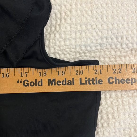 Women’s Lauren Ralph Lauren Black Sleeveless Dressy Tank Top Ruffled detail 1X - Picture 6 of 8